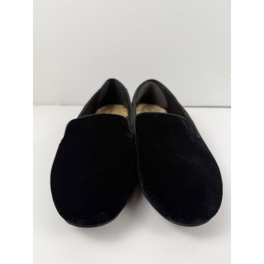Birdies The Starling Black Velvet Smoking Loafers Flats Shoes Womens 9 - Picture 2 of 9